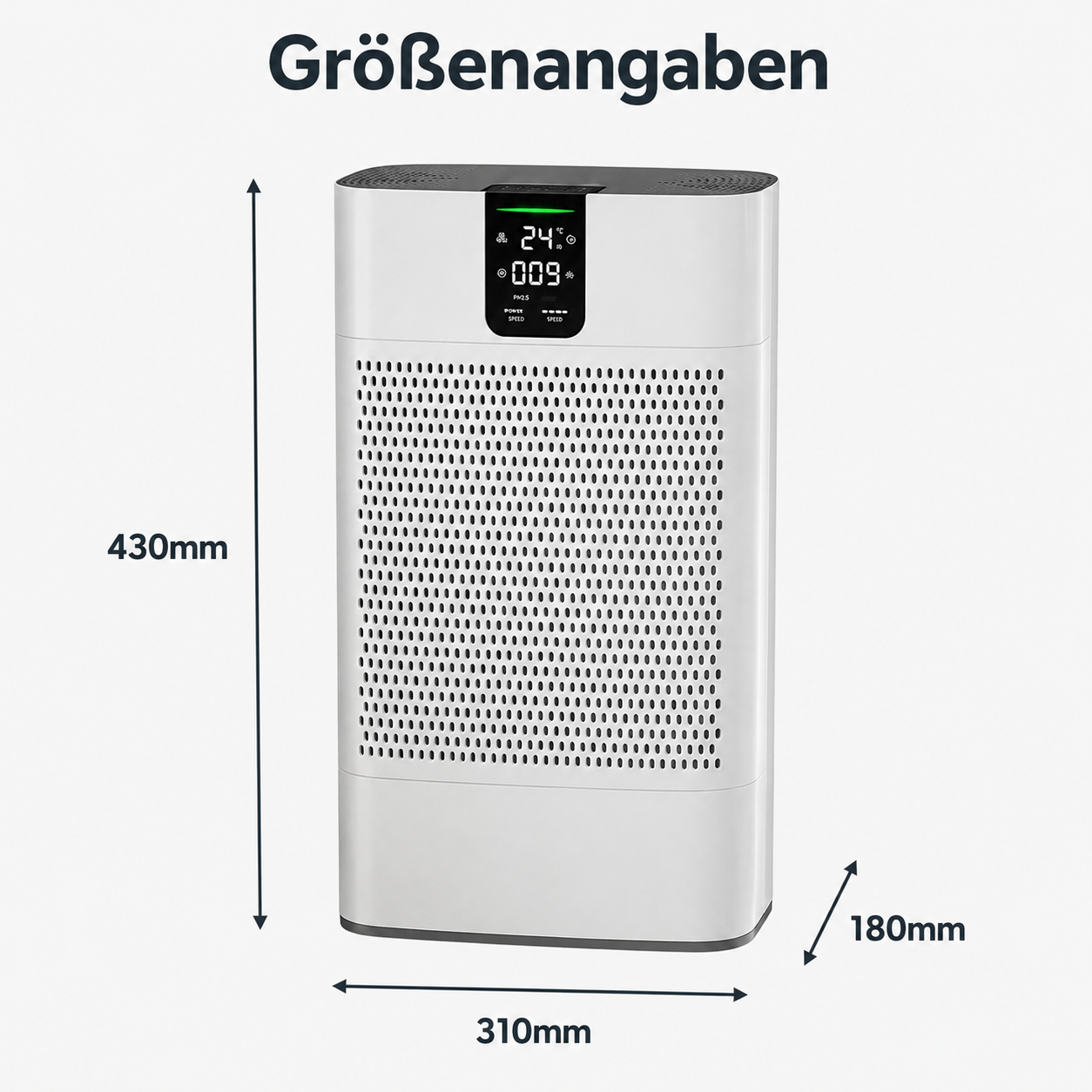 Abmessungen des XClair Pro X1